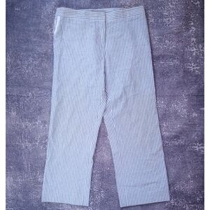 Vintage Handmade Striped Gray and White Pants UNISEX